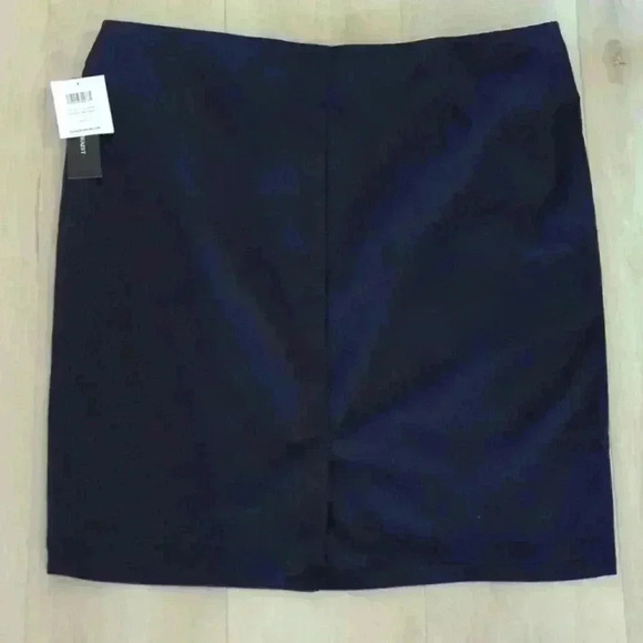 89TH & MADISON | Women's VAGABOND Navy Comfort Waist Stretchy Midi Skirt - Picture 4 of 5